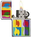 Zippo Abstract Flame Design 29623