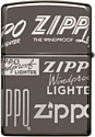 Zippo Black Ice Zippo Logo Design 49051