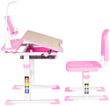 Anatomica Avgusta + стул + выдвижной ящик + светильник + подставка (клен/розовый)