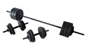 Pro fitness Vinyl Barbell Dumbbell Set - 25kg