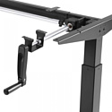 ErgoSmart Manual Desk 1360x800x36 мм (бетон чикаго светло-серый/черный)