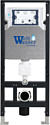 WeltWasser Amberg 506 + Salzbach 043 MT-BL + Amberg RD-WT (черный матовый)