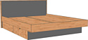 КМК Мебель 1600 Мишель КМК 0961.2 (дуб наварра/антрацит)