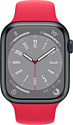 Apple Watch Series 8 45 мм (алюминиевый корпус, спортивные силиконовые ремешки S/M + M/L)