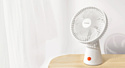 Xiaomi Mijia Desktop Mobile Fan ZMYDFS01DM (с переходником на евровилку)
