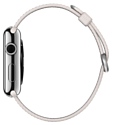 Apple Watch 42mm Stainless Steel with Pearl Woven Nylon (MMG02)