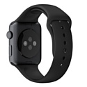 Apple Watch Sport 38mm Space Gray with Black Sport Band (MJ2X2)