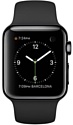 Apple Watch Edition 38mm Space Black with Black Sport Band (MLCK2)