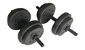 Pro fitness Vinyl Dumbbell Set - 15kg