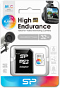 Silicon Power High Endurance microSDXC SP032GBSTHIU3V10SP 32GB (с адаптером)