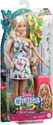 Barbie Блондинка в платье с питомцем и аксессуарами GRT87