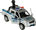 Технопарк UAZ Pickup Полиция с пушкой PICKUP-12POL-CANSR