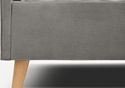 Divan Динс 160x200 (velvet grey)