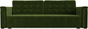 Лига диванов Лига-002 117088 (микровельвет зеленый)