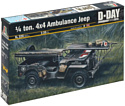 Italeri 326 1/4 Ton. 4X4 Ambulance Jeep