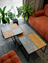 Калифорния мебель Фьюжн квадро (дуб американский/серый бетон)