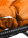 M-Group Для двоих 11450407 (черный ротанг/оранжевая подушка)