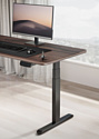 ErgoSmart Ergo Desk Prime 1360x800x36 мм (дуб темно-коричневый/черный)