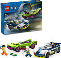 LEGO City 60415 Погоня на полицейской машине и маслкаре