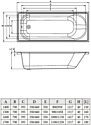 Bonito Home Daisy 170x70 с ножками