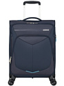 American Tourister Summerfunk Blue 55 см (с увеличением, 4 колеса)