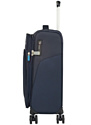 American Tourister Summerfunk Blue 55 см (с увеличением, 4 колеса)