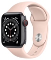 Apple Watch Series 6 GPS + Cellular 40mm Aluminum Case with Sport Band