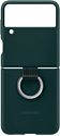 Samsung Silicone Cover with Ring для Samsung Galaxy Z Flip3 (зеленый)