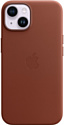 Apple MagSafe Leather Case для iPhone 14 (темно-коричневый)