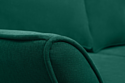 Divan Верона угловой Velvet Emerald (велюр, зеленый)