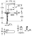 Grohe Eurosmart Cosmopolitan E 36422000