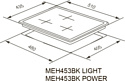 Meferi MEH453BK Power