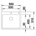 Blanco Claron 500-IF/A InFino с клапаном-автоматом