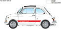 Italeri 4705 Fiat Abarth 695Ss/Assetto Corsa