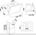 FALMEC Tab Design 60 (800) BK