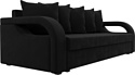 Лига диванов Лига-010 117363 (микровельвет черный)