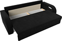 Лига диванов Лига-010 117363 (микровельвет черный)