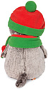 Basik & Co Басик в оранжево-зеленой шапке и шарфике 22 см Ks22-087
