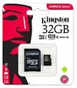 Kingston Canvas Select microSDHC Class 10 UHS-I U1 32GB + SD adapter (SDCS/32GB)