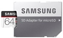 Samsung microSDXC PRO Endurance UHS-I U1 100MB/s 64GB + SD adapter