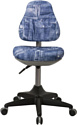 Anatomica Study-100 Lux + органайзер с синим креслом KD-2 джинса (клен/серый)