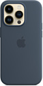 Apple MagSafe Silicone Case для iPhone 14 Pro (синий шторм)