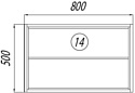 Акватон Брук 80 1A201501BCDL0 (дуб латте)