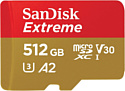SanDisk Extreme microSDXC SDSQXAV-512G-AN6MA 512GB (с адаптером)