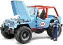 Bruder Jeep Cross country Racer blue 02541