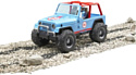 Bruder Jeep Cross country Racer blue 02541