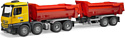 Bruder Half Pipe Trailer for Trucks Vehicle 03923 (красный)