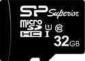 Silicon Power Superior microSDXC SP032GBSTHDU1V10SP 32GB (с адаптером)