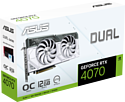 ASUS DUAL GeForce RTX 4070 OC Edition 12GB GDDR6X (DUAL-RTX4070-O12G-WHITE) 