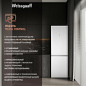 Weissgauff WRK 185 Total NoFrost Inverter White Glass